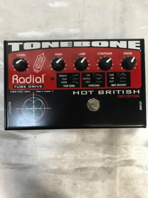 Effektor Radialrohrantrieb Hot British Distortion mit Netzteil