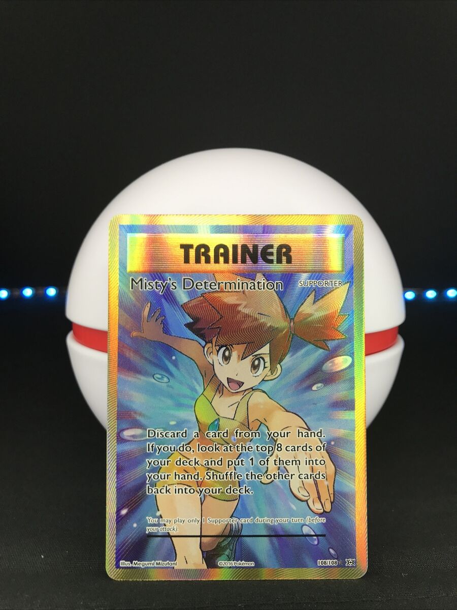 Misty's Determination 108/108 Pokémon TCG XY Evolutions Misty's Determination 108/108 Pokémon TCG XY Evolutions