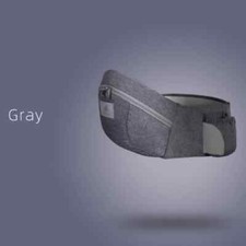 Gray 1 Ergonomic Baby Carrier Portable Infant Kid Hip Seat Waist Stool Sling