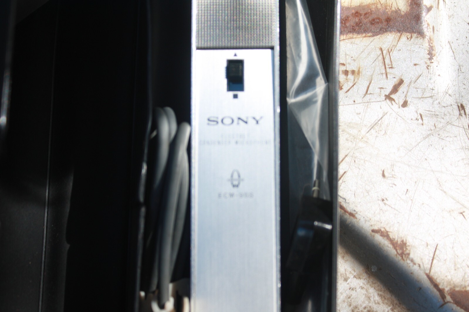 Sony Electret Condenser Microphone ECM95S Silver with Case eBay