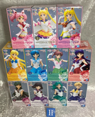 Sailor Moon Eternal Figure Set of 11 Glitter & Glamours B type 