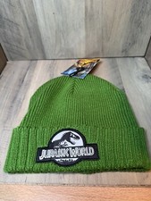 Jurassic World Park Green Unisex Youth Beanie New with tag