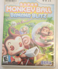 Super Monkey Ball Banana Blitz Nintendo Wii Video Game Rated E for Everyone BB92