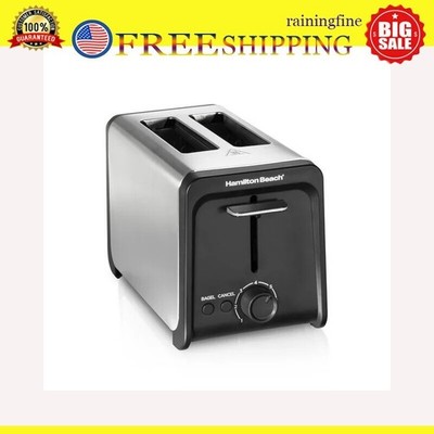 2 Slice Toaster Wide Slot Stainless Steel Bread Waffle Muffin Countertop Kitchen