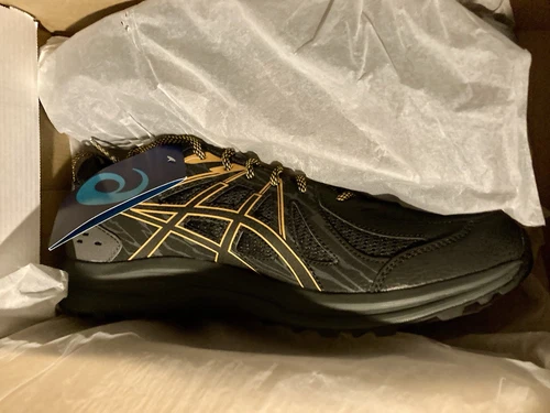 Taglia 11 4E ASICS Frequent Trail Nero Extra Largo