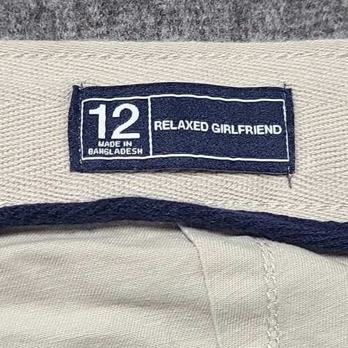 Gap Damen Hose Chino 12 Beige Relaxed Girlfriend Slacks - Bild 7 von 12