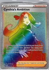 Cynthia's Ambition 178/172 Rainbow Rare Brilliant Stars Pokemon Holo Near Mint on eBay