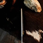 8.9" D2  EDC Damascus Hunting Fix Blade Knife Full Tang Resin Handle + Sheath — photo 8