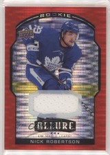 2020-21 Upper Deck Allure Rookie Red Rainbow Jerseys Nick Robertson #99 0a4