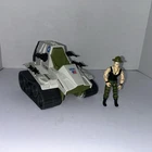 Vintage 1986 Gi Joe Triple T  Vehicle 100% Complete w/SGT SLAUGHTER ~ No Baton