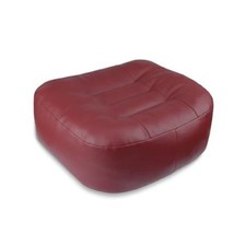 6 Inch Leather Adult Car Booster Seat Cushion for Short People Red