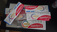 Lot Of 62 Colgate Total/Optic White Toothpaste 3.3 Oz , Exp 2027-28