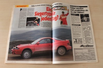 Auto Bild 05/1992 Toyota Celica Turbo 4WD mit 208PS im TEST auf 2 Seiten
