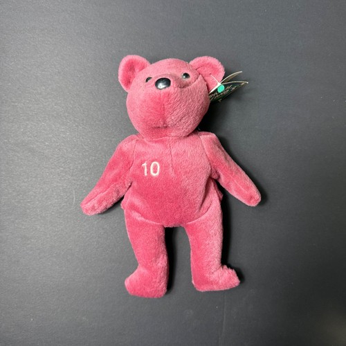 Salvino's Bamm Beano's #10 Chipper Jones 1998 MLB plush Beanie Baby w/ Tags New