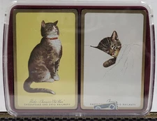 VINTAGE PLAYING CARDS, C & O RAILWAY, BRIDGE SIZE, 2 DECKS, USPCC, NEW