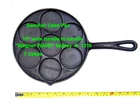 Wagner Ware 0 Cast Iron Plette Swedish Pancake Pan Sidney no. 1316/Very Nice!