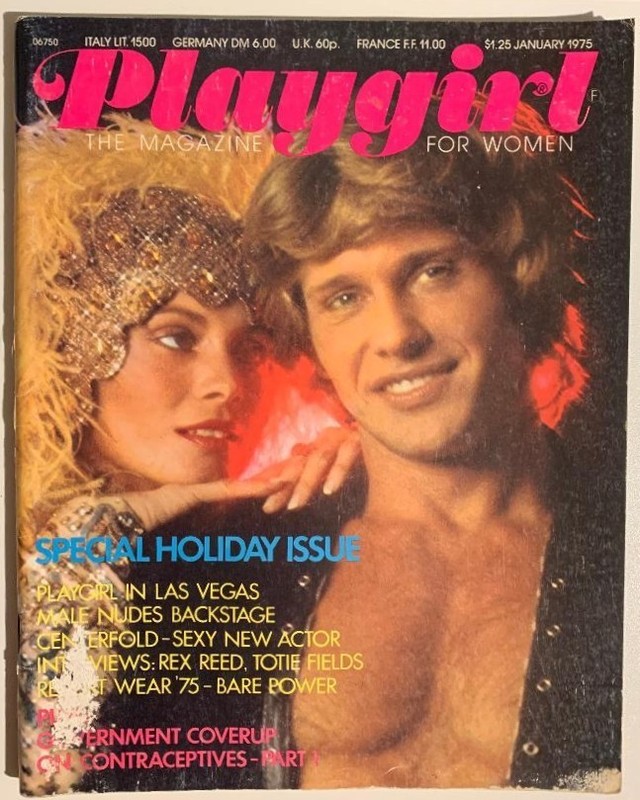 Special Holiday Issue Playgirl Magazine - January 1975 - Vol. II No. 8