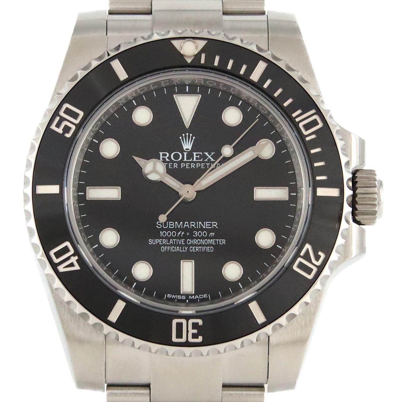 Authentic Rolex Submariner 114060 Stainless Steel Mechanical Automatic Rando...