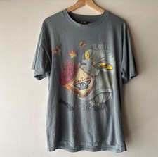 Vintage 1997 Aerosmith Nine Lives World Tour Shirt AWESOME FADE, Distressed SZ L