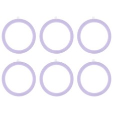 Universal Round Magnetic Adapter Ring, 6 Pcs Sticker Ring, Purple