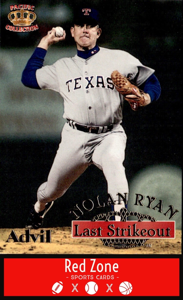 1996 Pacific Advil Nolan Ryan - #2a Nolan Ryan EX+ NM.