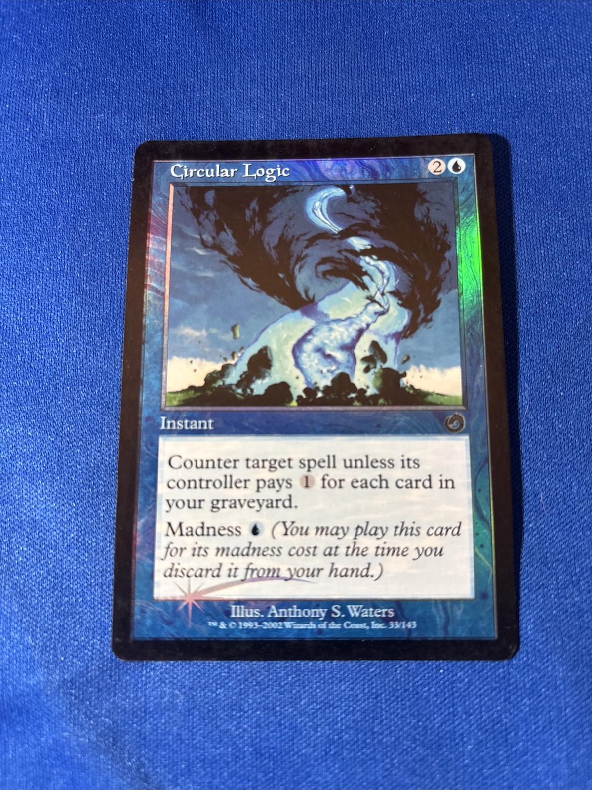1x FOIL CIRCULAR LOGIC x1 LP Torment Original MtG Magic fast shipping
