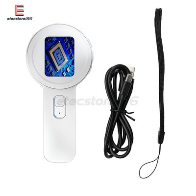 Handheld 20X Magnifier Glass Magnifying Jeweler Loupe Mini Digital Microscope