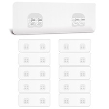 10 Pack Shower Caddy Adhesive Replacement, Waterproof Stickers for Wall-Mount...
