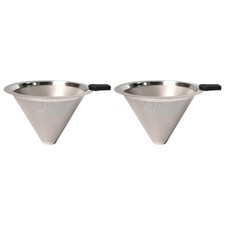 Accesorios para máquina de café taza de filtro de café gotero de café de acero inoxidable