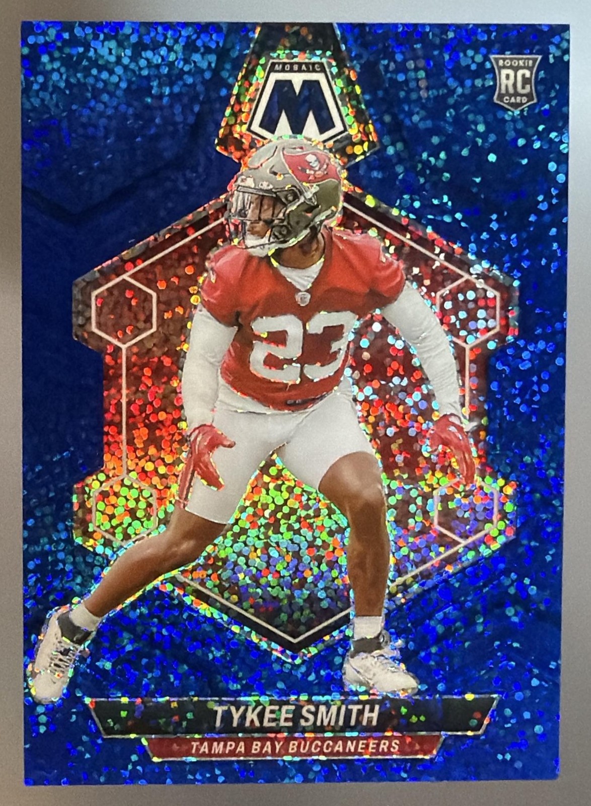 Tykee Smith Panini Mosaic #372 Blue Sparkle
