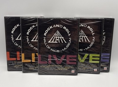 Rock And Roll Live: Hall of Fame & Museum 5 DVD Set: TimeLife Collection, Sealed