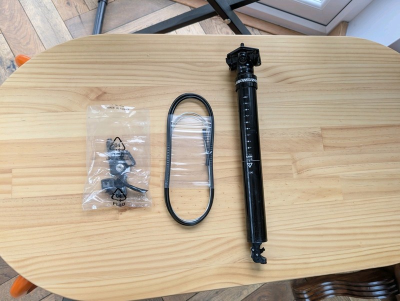 Lapierre x TranzX JD-YSP18 150mm  31.6mm Internal Route Dropper Post - Black