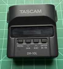 Tascam DR-10L Digital Audio Recorder, White Without Lavalier Microphone 