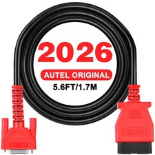 Autel Original Obd2 Main Test Cable 5.6ft 1.7m 16 Pin 5.6ft1.7m Black