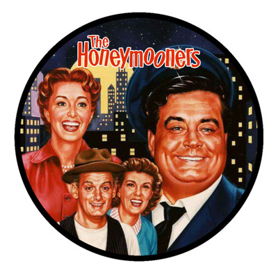 The Honeymooners (Classic TV) - 4'' Vinyl Decal Handmade Laptop Decor Vehicle Jar