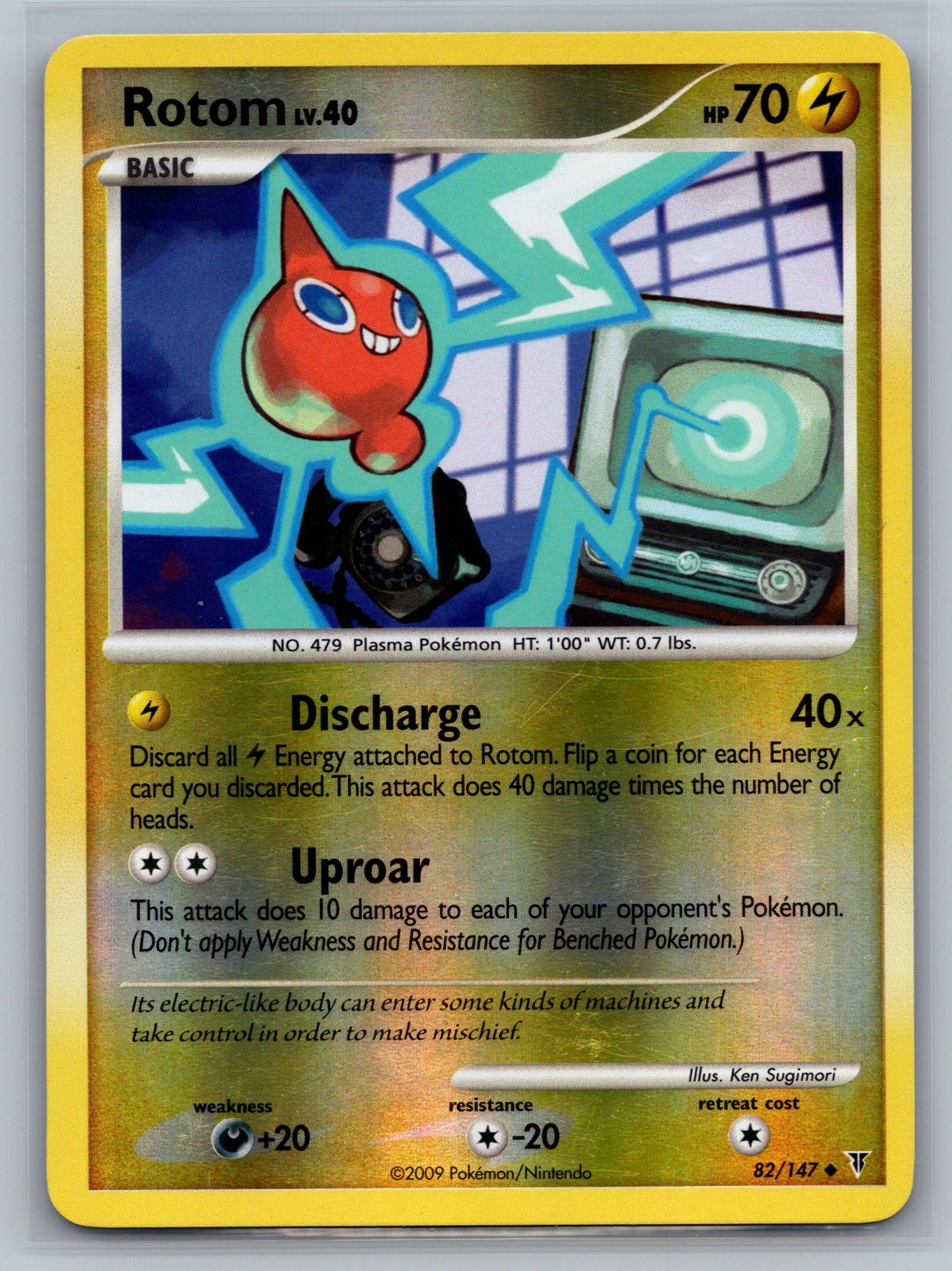 Rotom Supreme Victors #82/147 Uncommon Reverse Holo Pokemon Card