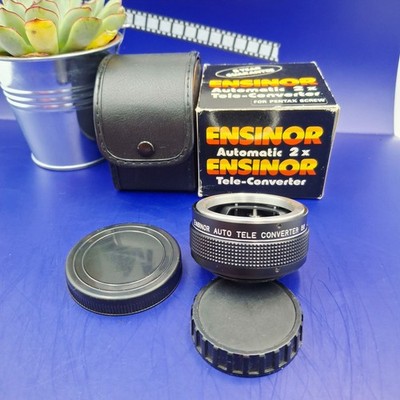 Ensinor Auto Tele Converter 2X. Für Pentax Schraube. Mit Koffer + Box *sehr guter Zustand* refB.N