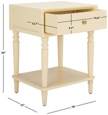 Safavieh SIOBHAN ACC TABLE WSTORAGE DRW, Reduced Price 2172770138 AMH6611E