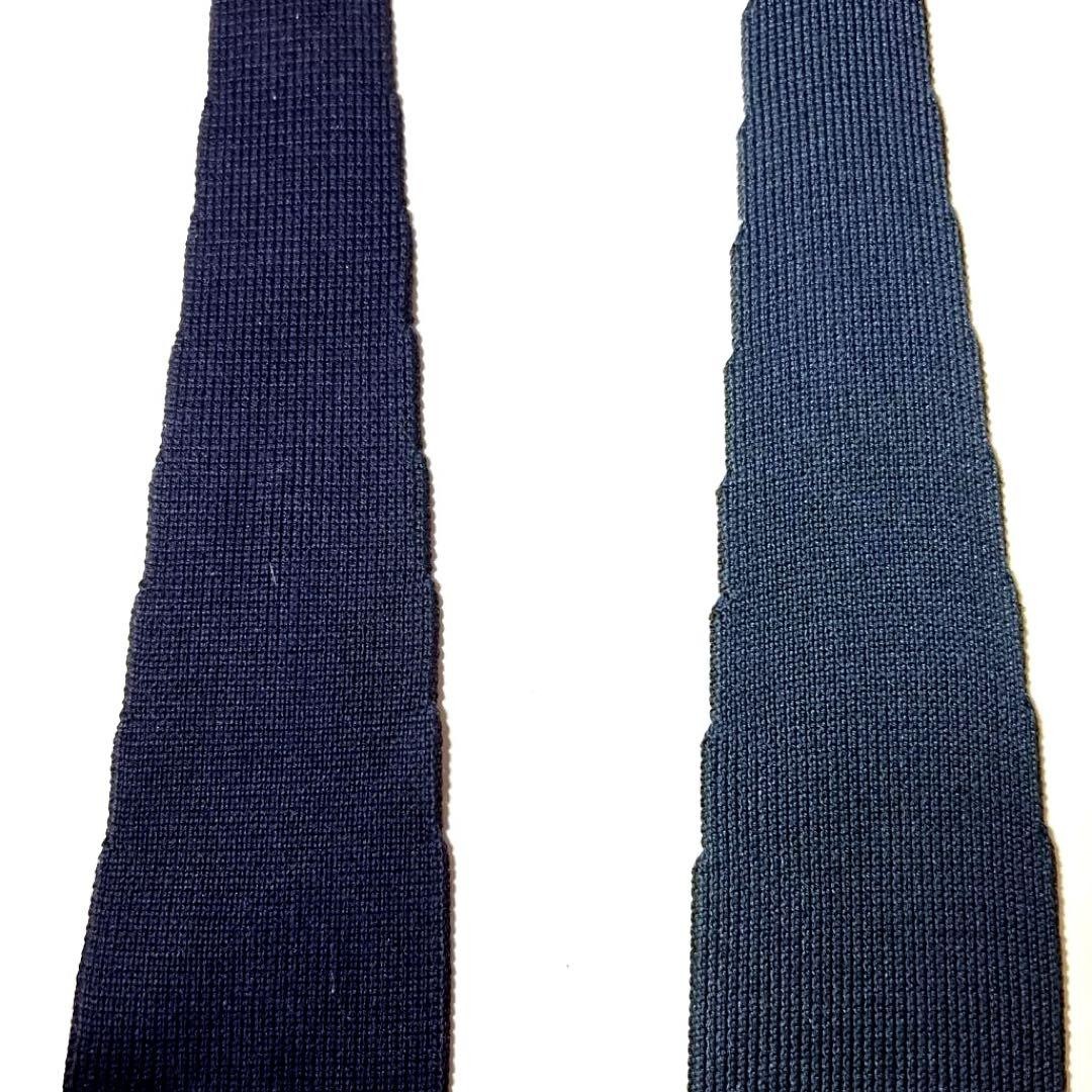 Hermes Reversible Silk Knit Tie 4 Colors Brown Navy Dark