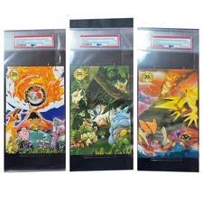 PSA Bewertungsprodukt 3er Set Pokemon Kartenspiel 20th Anniversary Old Back Pack