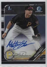 2019 Bowman Draft Chrome Pick Black Refractor /75 Matt Gorski #CDA-MG Auto g2u