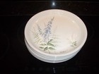 Vintage Biltons Blue Foxglove 25cm (9.75 inch) Dinner Plates Excellent Condition