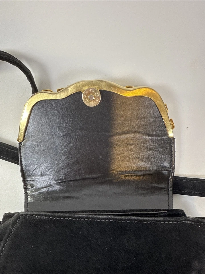 Cartera de terciopelo Glenn Miller para Ann Turk años 80 gamuza Foto 4 de 4