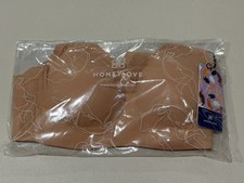 NEW Honeylove Bra Soft Form Pullover V Neck Wireless Smoothing Sand Size MEDIUM