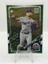 Andres Gimenez Rookie Card 2021 Topps #53 Green Parallel /499. rookie card picture