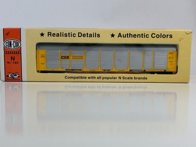Con-Cor 0001-603023 Auto Rack Car C.S.X Corp, N Scale