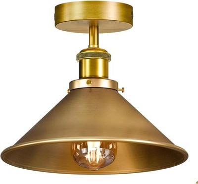 Vintage Decken Leuchte Unterputz Lampe Wohnzimmer Schlafzimmer E27 Sockel einfache Montage