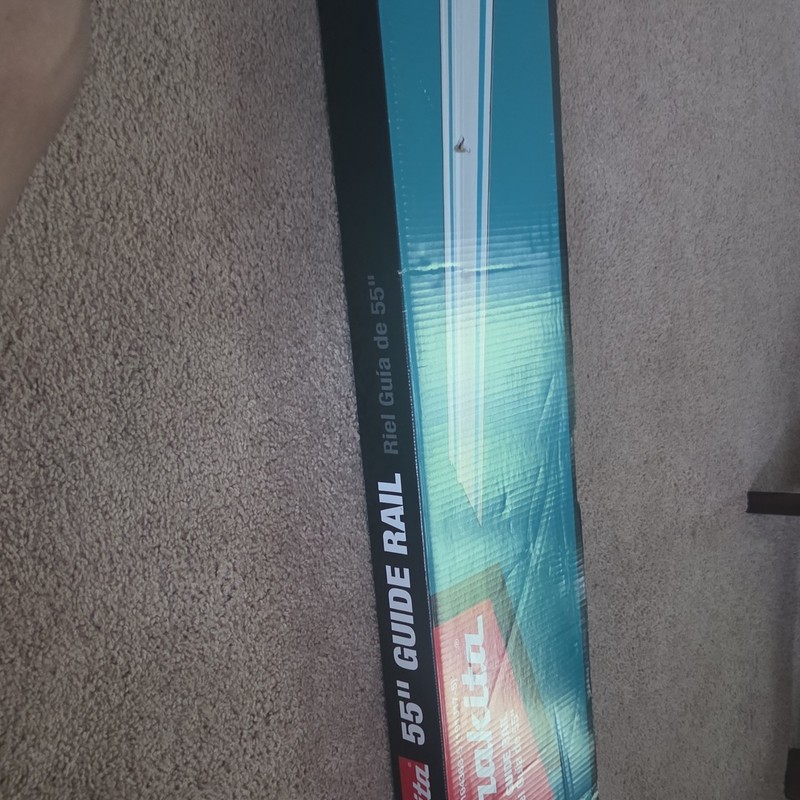 Makita 55" Guide Rail Track Saw Accessory Silver Metal Cutting 1 Pack