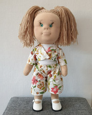 Puppen & -Spielsets , Stoffpuppe Viktoria mit Kleidung 42 cm / Handmade
