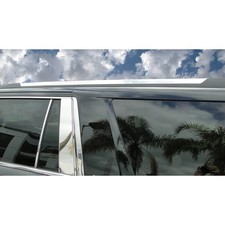 Chrome Roof Rack Cover Molding 2pc Trim Flat For 2015-2020 Chevy Tahoegmc Yuko